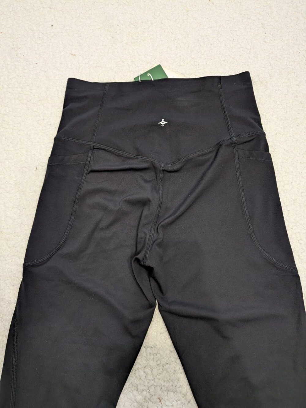 Halara Black High Waisted Leggings Womens Small Full Length NWT - Picture 3 of 10